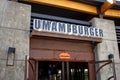 Umami Burger restaurant sign