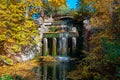 Grotto of Thetis with a statue of Venus de Medici in Sofiyivka park in Uman, Ukraine