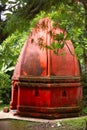 Umananda Shiva Temple, Guwahati, Assam. Peacock Island in the middle of river Brahmaputra Royalty Free Stock Photo