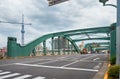 Umayabashi or the Umaya Bridge, spanning the Sumida River. Tokyo