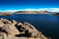 Umayo lake, near titicaca at puno peru