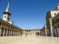 Umayyad Mosque yard in Damascus