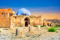 Umayyad Palace at the Amman Citadel, Jordan Royalty Free Stock Photo