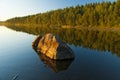 Umba River. Russia. Kola Peninsula. Royalty Free Stock Photo