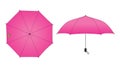 Pink Unbrella Rain Vector for Template Royalty Free Stock Photo