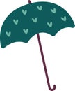 Umbrella Accessory With Hearts