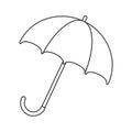 Umbrella accessory water protection thin line