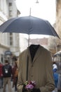 Umbrella as protection against rain Royalty Free Stock Photo