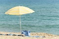 Umbrella on the beach Royalty Free Stock Photo