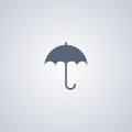 Umbrella, brolly, vector best flat icon Royalty Free Stock Photo