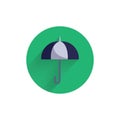 umbrella flat icon with shadow. umbrella flat icon