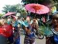 Umbrella dance