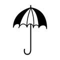 Umbrella drawing isolated icon