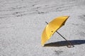 Umbrella and dry land - RAW format Royalty Free Stock Photo