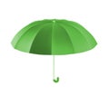 Umbrella green, 3d render