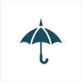Umbrella Icon Vector Ilustration Royalty Free Stock Photo