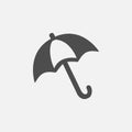 Umbrella icon vector. Isolated protection icon vector design