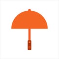 Umbrella ilustration icon.flat design style icon concept