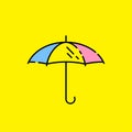 Umbrella line icon