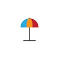 Umbrella logo template vector