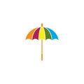 umbrella logo vector Royalty Free Stock Photo