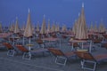 Night deserted beach