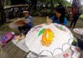 Umbrella painting