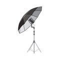Umbrella for photography icon, cartoon style