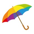 Umbrella Rainbow Colors Opened Colorful Royalty Free Stock Photo