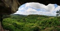 View from Umbrella Rock in the Yilo Krobo District, outside of A Royalty Free Stock Photo