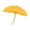 Umbrella semi flat color vector element