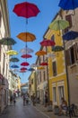 Umbrella Street - Novigrad - Croatia