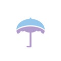 Umbrella Summer Clipart Vector Design