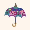 Umbrella theme elemets vector,eps Royalty Free Stock Photo