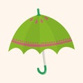 Umbrella theme elemets vector,eps Royalty Free Stock Photo