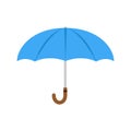 Umbrella vector icon illustration isolated beach protection parasol rain. Open design weather background season Royalty Free Stock Photo