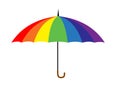 Umbrella.Vector illustration colorful umbrella. Royalty Free Stock Photo