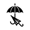 Umbrella, weather, rain, forecast fully editable vector icon