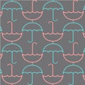 umbrellas background. Vector illustration decorative background design