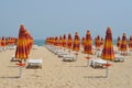 Umbrellas at a beach resort