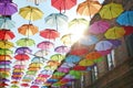 Umbrellas colorful Royalty Free Stock Photo