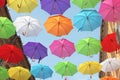 Umbrellas colorful Royalty Free Stock Photo