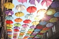 Umbrellas colorful Royalty Free Stock Photo