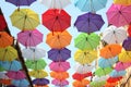 Umbrellas colorful Royalty Free Stock Photo