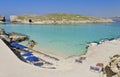 Umbrellas in Comino - Malta