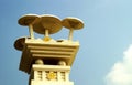 The Umbrellas depicting the sacred teachings of Lord Buddha