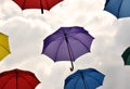 Umbrellas Floating in the Sky