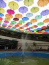 Umbrellas installation in Kota Tua, Jakarta