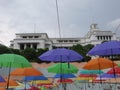 Umbrellas installation in Kota Tua, Jakarta