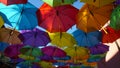 Umbrellas over the city